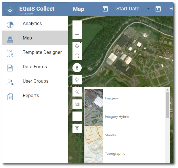 Available Map Types Available Map Types